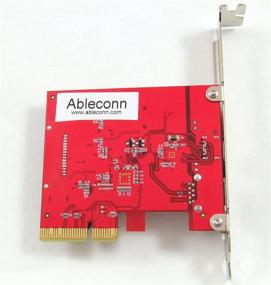 img 2 attached to 💻 Ableconn PU31-AC-2 USB 3.1 Gen 2 (10 Gbps) Type-C and Type-A PCIe x4 Host Adapter Card with ASMedia ASM3142 Chipset