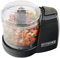 🍽️ kitchen selectives mc-6bl mini chopper - compact black chopper with 2-cup capacity логотип