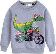dinosaur sweatshirts toddler t shirt pullover boys' clothing for fashion hoodies & sweatshirts logo