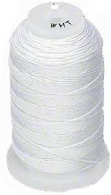 img 1 attached to 🧵 High-Quality Simply Silk Beading Thick Thread - Size B, White 0.008 Inch (0.203mm) - 390 Yards - Compatible with 11/0 Seed Beads - Durable and Versatile!