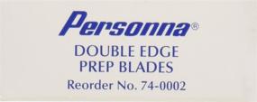 img 1 attached to 🪒 Personna Prep Razor Blades Model 74-0002: Box of 100 – Top-Quality Double Edge Blades for a Superior Shaving Experience