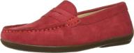 driver club usa unisex leather boys' shoes ~ loafers логотип