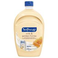 🧴 softsoap antibacterial liquid hand soap refill, milk & honey scent - hygienic moisturizing formula, 150 oz (pack of 3) logo