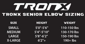 img 3 attached to 🏒 Senior Adult Hockey Elbow Pads - TronX Force