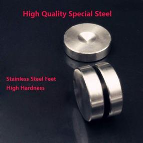 img 1 attached to 🔊 Улучшайте звуковую производительность с помощью MiCity Solid Stainless Steel Speaker Spike Pads Shoes feet 5#