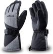 rivmount winter waterproof thinsulate weather men's accessories for gloves & mittens logo