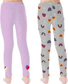 img 2 attached to 👖 V GRIN Leggings Stretch Years: Camo & Tie Dyed Girls' Clothing - Comfortable and Trendy!