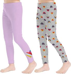 img 3 attached to 👖 V GRIN Leggings Stretch Years: Camo & Tie Dyed Girls' Clothing - Comfortable and Trendy!