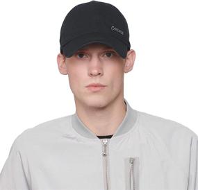 img 4 attached to 🧢 CACUSS Men's Cotton Classic Baseball Cap with Adjustable Buckle Closure - Stylish Dad Hat for Perfect Fit