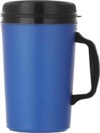 thermoserv 34-ounce foam insulated mug in pearl dark blue: superior insulation for your beverages логотип