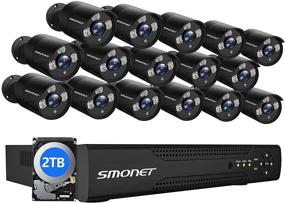 img 4 attached to 📷 Enhanced Stability: SMONET 16 Channel Video Surveillance System with 5MP Security Cameras & 2TB Hard Drive - Remote Viewing, Night Vision