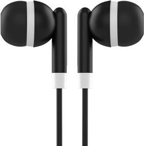 img 1 attached to 🎧 Maeline Bulk Earbuds - 10 Pack - Black: Affordable 3.5 mm Headphone Plug