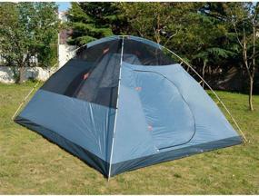 img 1 attached to 🏕️ NTK Colorado GT: Spacious 8-9 Person 10x12 Outdoor Dome Camping Tent - 100% Waterproof 2500mm