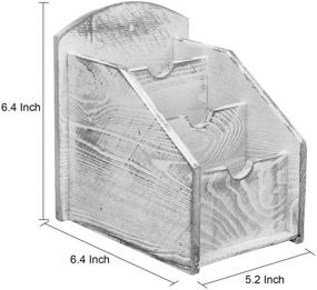 img 2 attached to 📦 VERGOODR 3-слотовая черновая деревянная рамка для пульта дистанционного управления Media Organizer: Стильная полка для хранения канцелярских принадлежностей и коробка для хранения ручек серого цвета.