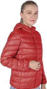 img 2 attached to KIRAKIRABOOM Lightweight Thermal Packable Hoodies for Women's Fashion