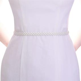 img 4 attached to 👗 Ivory Women's Belts: Azaleas Bridesmaid Dresses Wedding S398 Accessories