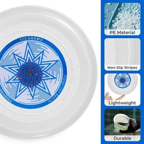 img 3 attached to 🔦 EZGETOP Ultimate Disc: Illuminating 175 Gram Glow in The Dark Flying Disc - Perfect for All Ages, Lawn, Park, Backyard Games, and Tailgating!