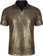 🍾 urru shirts nightclub metallic champagne: high-fashion men's clothing for glamorous nights logo