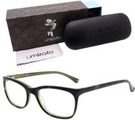 🕶️ umizato charlotte tortoise olive women's light-sensitivity eyeglasses: migraine protection, blue blockers, & more! logo
