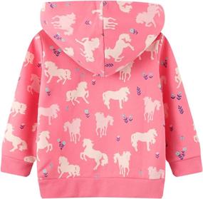 img 3 attached to 👧 Cute and Cozy Little Girl Sweatshirts for Everyday Comfort and Style