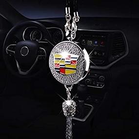 img 1 attached to 💎 Exquisite Diamond Mickey Perfume Car Air Refreshing - Auto Sport Car Ornaments by Wall Stickz: The Perfect Cadillac Accessory
