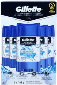 img 2 attached to 🌬️ Stay Fresh Longer with Gillette Endurance Clear Gel Deodorant, Cool Wave - 5 Pack (3.8 oz.)