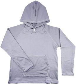 img 4 attached to Veyo Kids Sun Hoodie - Boys & Girls UV Protection Shirt with Hood, Lightweight and Breathable