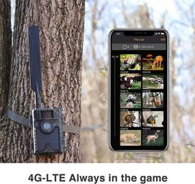 img 3 attached to WingHome 4G Cellular Trail Camera 480Ace - High-Quality Wireless Game Camera with Free APP, SIM Card Included.