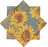 elinnee sunflower luncheon disposable serviettes: convenient and eco-friendly option for any occasion логотип