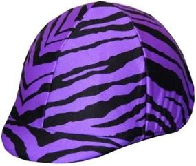 img 1 attached to Equestrian Riding Helmet Cover Purple Sports & Fitness