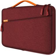 🔴 13.3-inch jetech laptop sleeve, waterproof macbook case with portable handle, compatible with 13" macbook pro, macbook air, 12.3" surface pro, surface laptop 2017/2018 - red logo