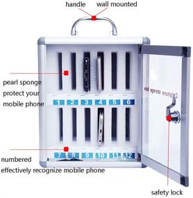 img 1 attached to Ozzptuu Clear Aluminum Wall Mounted Storage