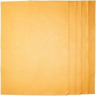 the ultimate 20x27 orange super absorbent german shammy cloths for all cleaning needs - pack of 5 logo