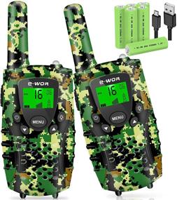 img 4 attached to 🎄 Rechargeable Christmas Camouflage Talkies by WOR