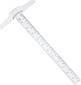 img 3 attached to 📏 Transparent T-Ruler 30cm/ 12 Inch for Drafting & Art Framing - Kyuionty 2Pcs Junior T-Square Plastic