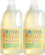 👶 mrs. meyer's clean day liquid laundry detergent for baby, cruelty-free & biodegradable formula with essential oils, baby blossom scent, 64 oz - pack of 2 (128 loads) - improved seo logo