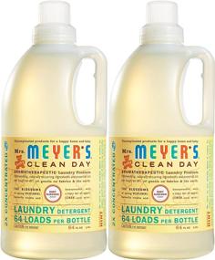 img 4 attached to 👶 Mrs. Meyer's Clean Day Liquid Laundry Detergent for Baby, Cruelty-Free & Biodegradable Formula with Essential Oils, Baby Blossom Scent, 64 oz - Pack of 2 (128 Loads) - Improved SEO