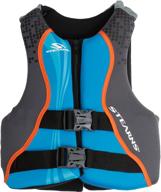 🧒 stearns kids life vest - youth hydroprene life jacket for 50-90 lb children логотип