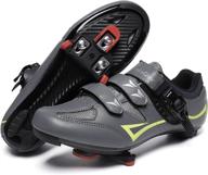 🚴 unisex road cycling shoes for indoor peloton, compatible with spd and outdoor delta cleats - ideal bicycle shoes logo