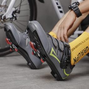 img 2 attached to 🚴 Unisex Road Cycling Shoes for Indoor Peloton, Compatible with SPD and Outdoor Delta Cleats - Ideal Bicycle Shoes