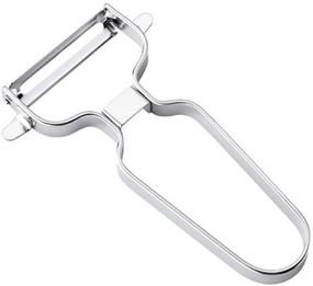 img 4 attached to Versatile Kitchen Stainless Steel Vegetable Peeler for Potatoes, Fruits & Vegetables