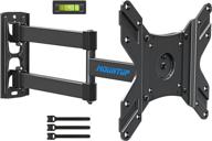 📺 enhance your viewing experience with mountup full motion tv monitor wall mount - perfect for 14-40 inch led lcd flat screen tvs/monitors, swivels, tilts, and articulating arms - vesa 200x200mm up to 33lbs, mu0029 logo