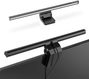img 4 attached to 💡 Baseus Monitor Light Bar with Touch Sensor - USB Powered LED Computer Light for Desk/Office/Home - Black - 3 Switchable Light Modes - Dimmable Monitor Lamp