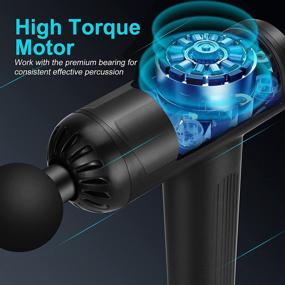 img 2 attached to 💆 Revitalize and Relieve with our Massage Gun Deep Tissue Percussion Muscle Massager - Get the Ultimate Relaxation and Recovery with 10 Attachments, 30 Speeds, and Rechargeable Power - Ideal for Athletes