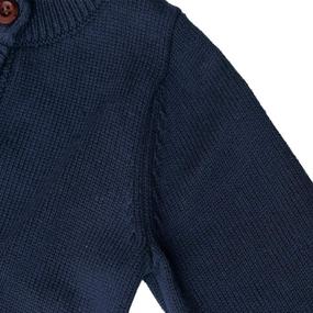 img 3 attached to GLEAMING GRAIN Toddler Cardigan Sweaters Boys' Clothing and Sweaters