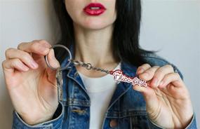 img 2 attached to 🔑 THICC FIL Keychain for Couples and Men's Fashion Accessories - Girlfriend Boyfriend Keychains