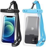 📱 rynapac a01 waterproof phone pouch floating - 2 pack: ipx8 waterproof phone bag for outdoor activities logo