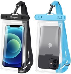 img 4 attached to 📱 Rynapac A01 Waterproof Phone Pouch Floating - 2 Pack: IPX8 Waterproof Phone Bag for Outdoor Activities