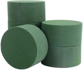 img 2 attached to 🌺 CCINEE Round Floral Foam Block - Wet Florist Styrofoam for Flower Arrangement Crafts - Pack of 20