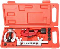 🔧 complete double flaring tool kit: 7 dies, tubing bender, pipe cutter (3-30mm) ideal for automotive brake line copper brass aluminum logo